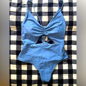 Aerie Swimsuit One piece Dusty Blue